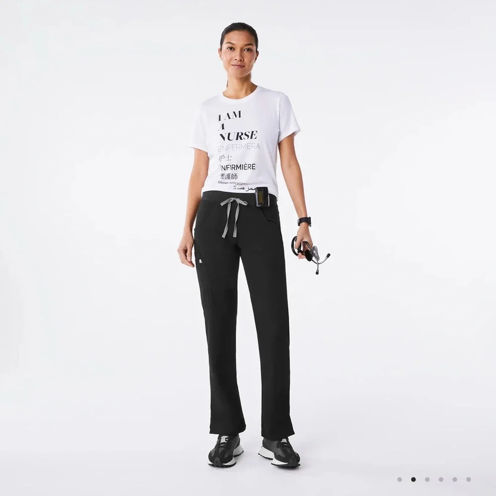 Figs White Graphic Short Sleeve Tee - Picture 2 of 5